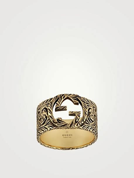 gucci ring affirm 18k|Gucci interlocking ring rose gold.